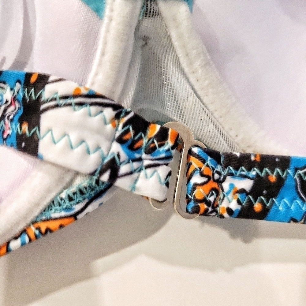 Teal & Boho Print 2 Piece Bikini - Picture 10 of 16